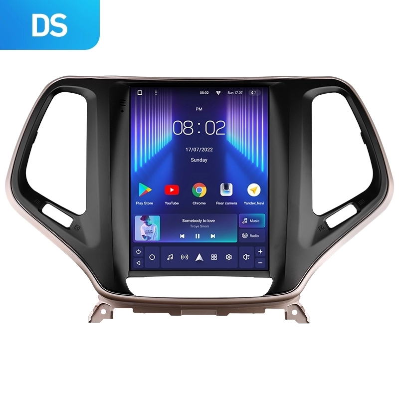 Navigatii Auto - Navigatie Auto Teyes Tip Tesla TPRO 2 Jeep Cherokee 2013-2018 3+32GB 9.7" QLED Octa-core 1.8Ghz, Android 4G Bluetooth 5.1 DSP