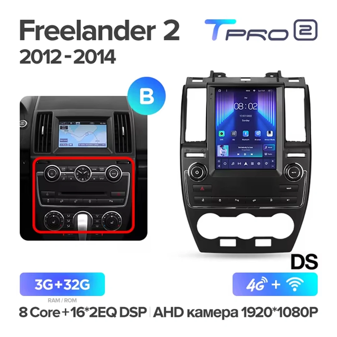 Navigatie Auto Teyes Tip Tesla TPRO 2 Land Rover Freelander 2 2006-2012 3+32GB 9.7" QLED Octa-core 1.8Ghz, Android 4G Bluetooth 5.1 DSP [3]