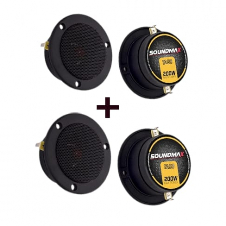 DIFUZOARE AUTO - Pachet 2 seturi tweetere SOUNDMAX TA-93