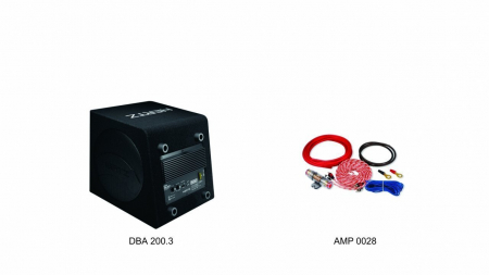 PACHETE SUBWOOFER AUTO - PACHET BASS ACTIV HERTZ DBA 200.3