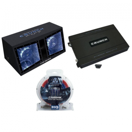 PACHETE SUBWOOFER AUTO - Pachet Crunch CRB Dual Bass