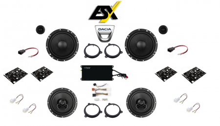 Dacia - Pachet sistem audio amplificat dedicat Dacia 2022