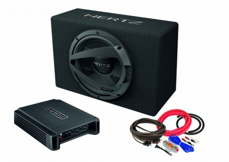 PACHET SUBWOOFER AUTO HERTZ DBX 30.3 + AMPLIFICATOR HERTZ HCP 2 + KIT DE CABLURI COMPLET [0]