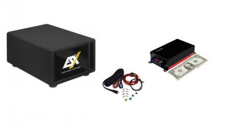 PACHETE SUBWOOFER AUTO - Pachet subwoofer ESX + amp Vibe +kit