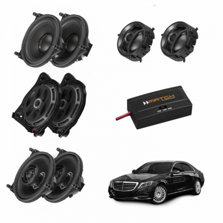PACHETE DIFUZOARE DEDICATE MARCA - PACHET UPGRADE DIFUZOARE MATCH DEDICAT MERCEDES BENZ