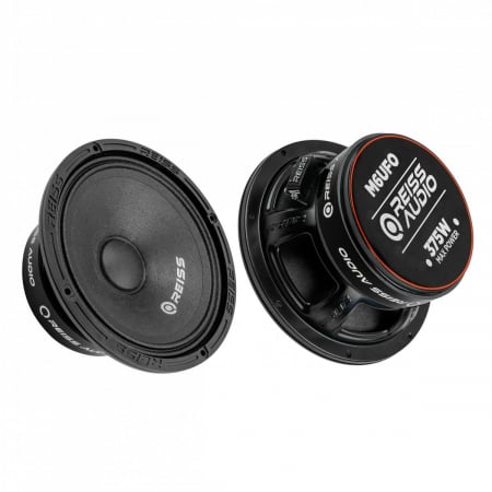 DIFUZOARE AUTO - Set difuzoare auto REISS AUDIO RS-M6UFO, 375W, 4 Ohm, 165mm, midrange