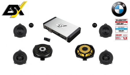 PACHETE DIFUZOARE DEDICATE MARCA - Sistem audio premium ESX Vision dedicat BMW,