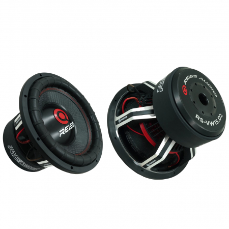 REISS AUDIO - Subwoofer auto REISS AUDIO RS-VW15, 380mm, DVC 2 sau DVC 1 Ohm, 3000W