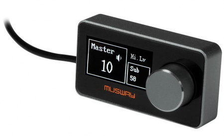 AMPLIFICATOARE  AUTO - Telecomanda MUSWAY DRC 1 M6+M8