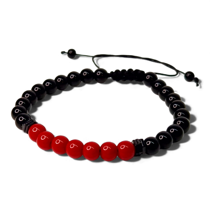 Brățară Red Charm cu hematit și agate roșu [1]
