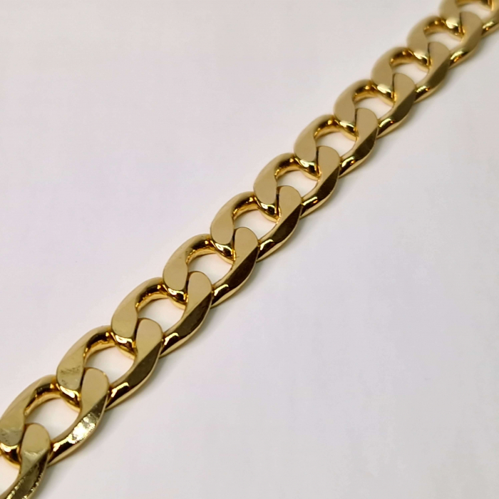 Bratara unisex model clasic si elegant placata cu aur de 18k [2]