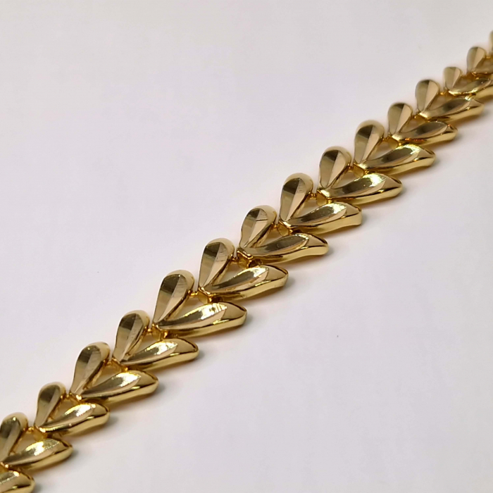 Bratara deosebit de eleganta placata cu aur de 18k [3]