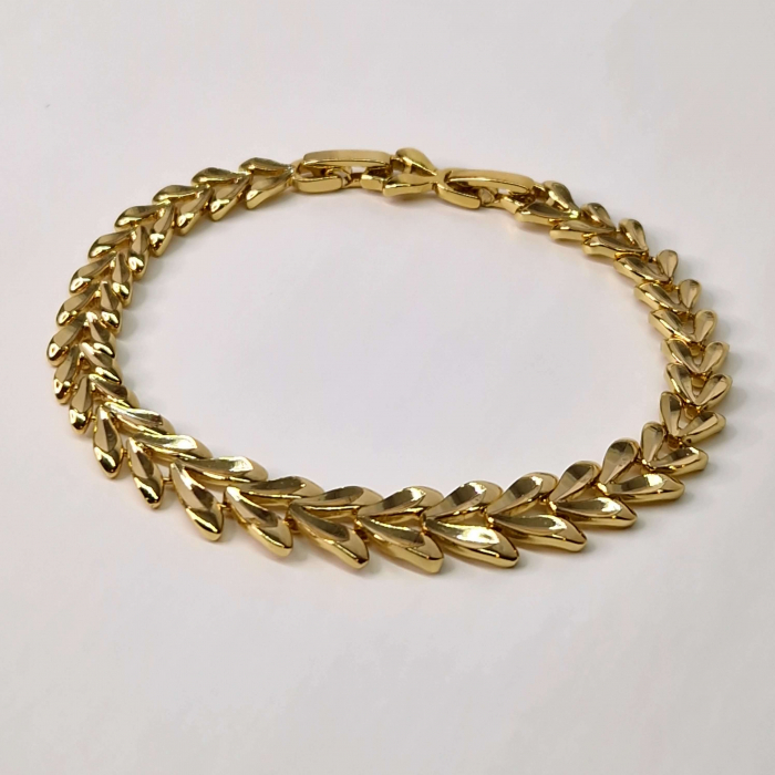 Bratara deosebit de eleganta placata cu aur de 18k [6]