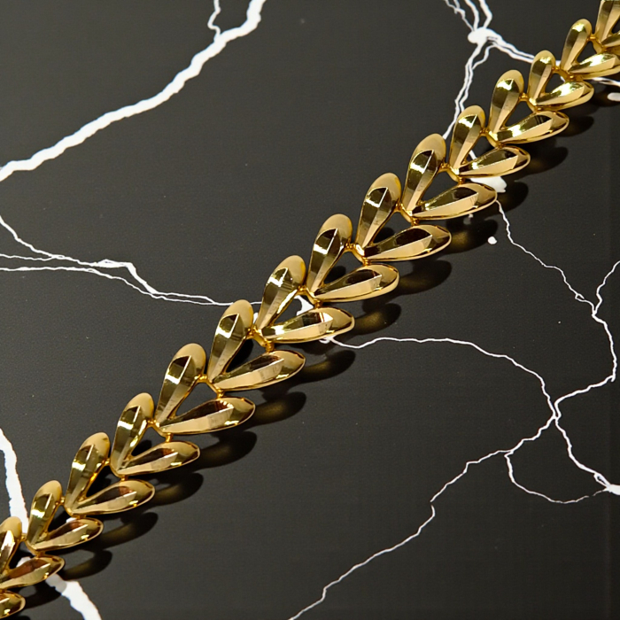 Bratara deosebit de eleganta placata cu aur de 18k [6]