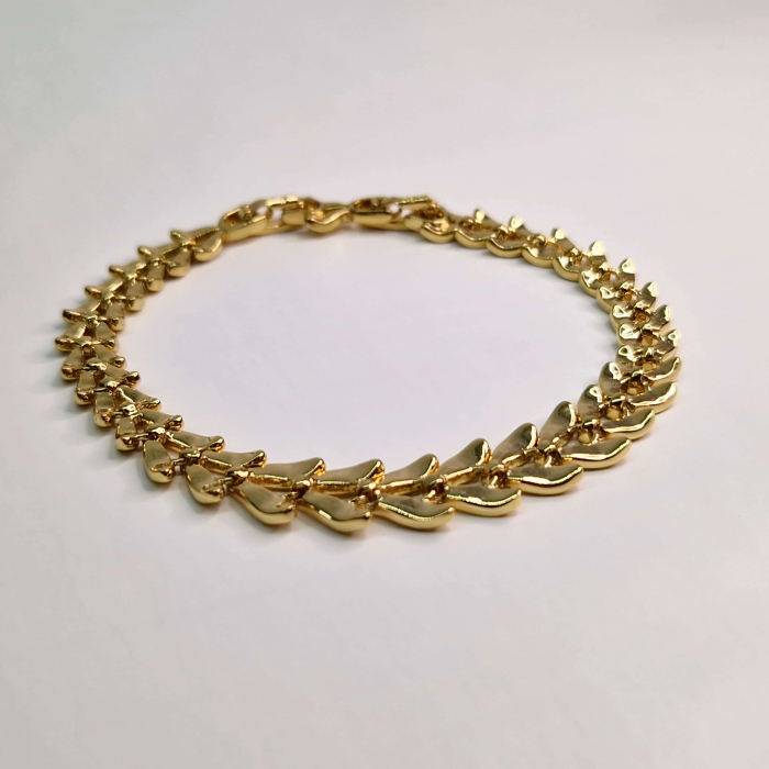 Bratara deosebit de eleganta placata cu aur de 18k [5]