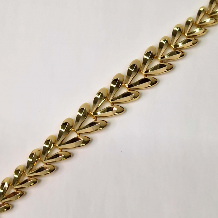 Bratara deosebit de eleganta placata cu aur de 18k [4]