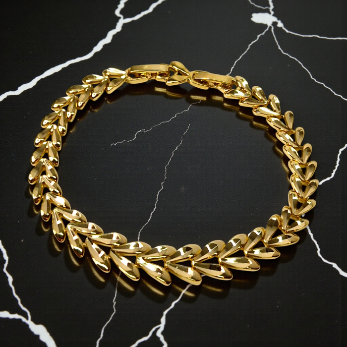 Bratara deosebit de eleganta placata cu aur de 18k [2]