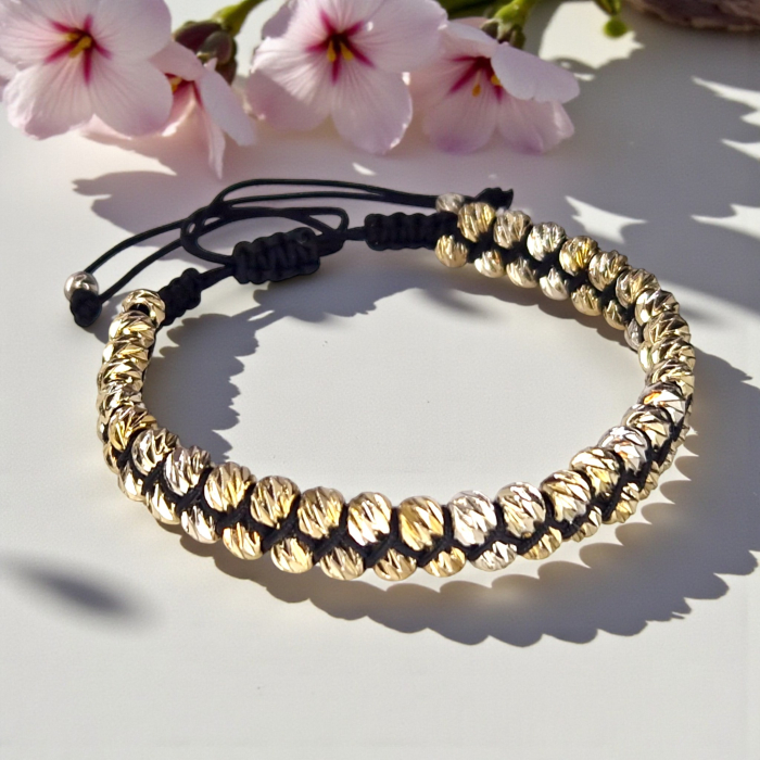 Brățară Kylian placată cu rodiu, reglabilă [2]