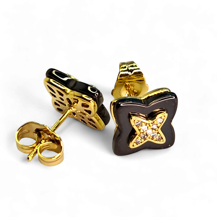 Cercei placați cu aur Alexis – eleganță modernă [3]