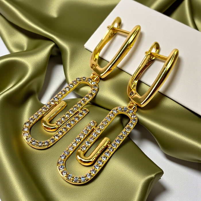 Cercei placați cu aur Bela – Rafinament și strălucire naturală [2]