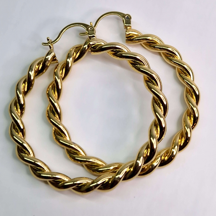 Cercei placati cu aur 18K Casiana [1]