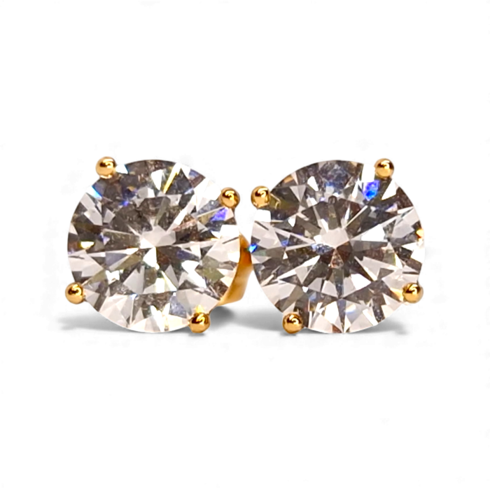 Cercei aur Chloe cu cristal brilliant [7]