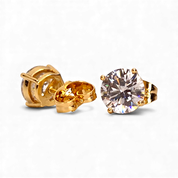 Cercei aur Chloe cu cristal brilliant [3]