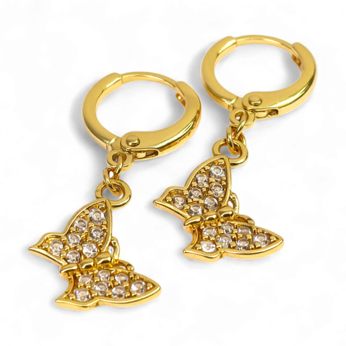 Cercei placati cu aur Daniela – delicatețe și strălucire [7]