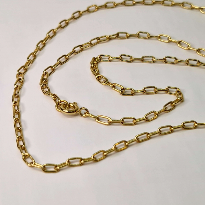 Lant cu lungime de 50 cm placat cu aur de 14k [11]