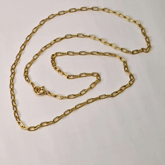 Lant cu lungime de 50 cm placat cu aur de 14k [8]
