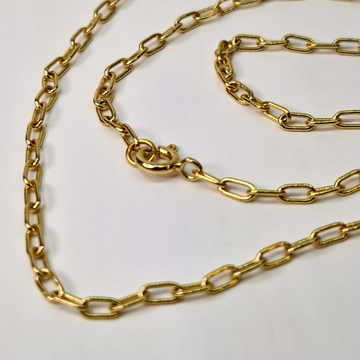 Lant cu lungime de 50 cm placat cu aur de 14k [10]