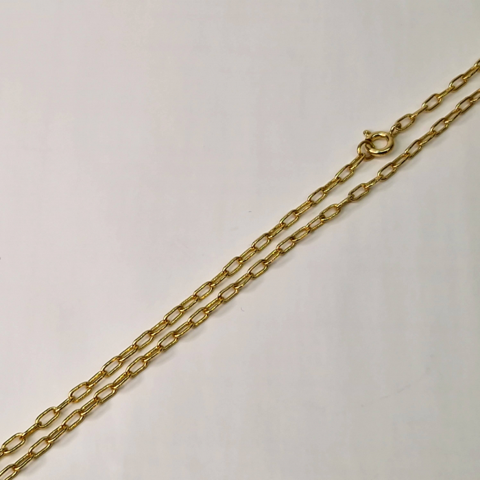 Lant cu lungime de 50 cm placat cu aur de 14k [6]