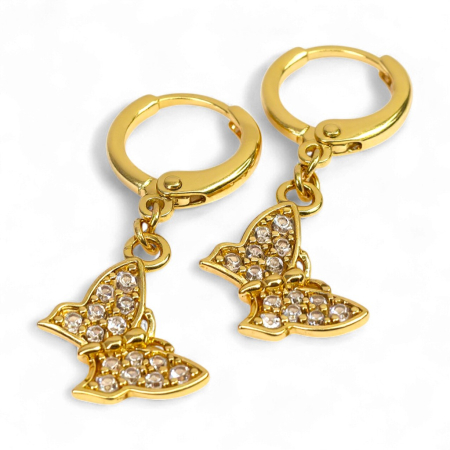 Cercei placati cu aur Daniela – delicatețe și strălucire [6]