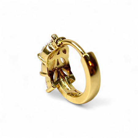 Cercei aur Roxana cu cristale marquise [4]