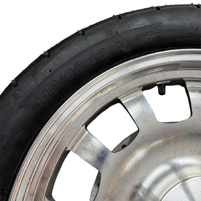 Anvelopa + janta pentru tricicluri electrice, dimensiunea 110/90-16 [2]