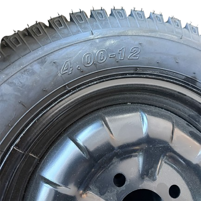 Anvelopa + janta pentru tricicluri electrice, dimensiunea 4.00-12 [2]