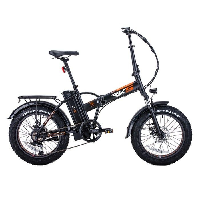 Bicicleta electrica RKS RS III PRO pliabila 250W, Li-Ion 36V 10Ah, jante turnate [8]