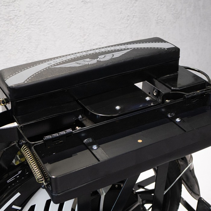 Bicicleta electrica UTIL, 2 locuri, 500W, 60V 12Ah, fara permis, jante turnate, Kuba [5]