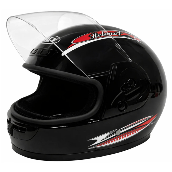 Casca scuter Full Face Safe, neagra, marimea 56-58 [2]