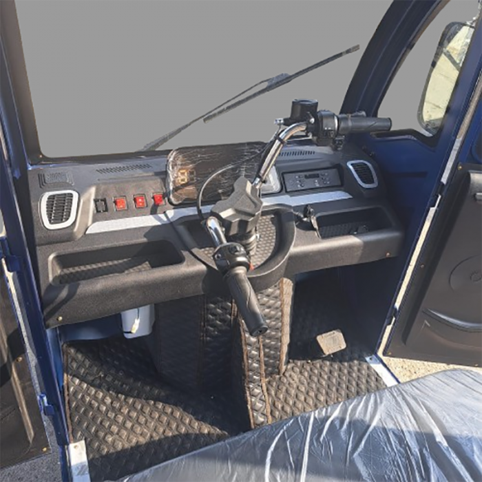 Tricicleta electrica, cabina dubla si remorca, fara permis 2000W, 25km/h [4]