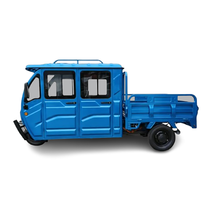 Tricicleta electrica, cabina dubla si remorca, fara permis 2000W, 25km/h [2]