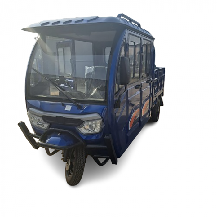 Tricicleta electrica, cabina dubla si remorca, fara permis 2000W, 25km/h [2]