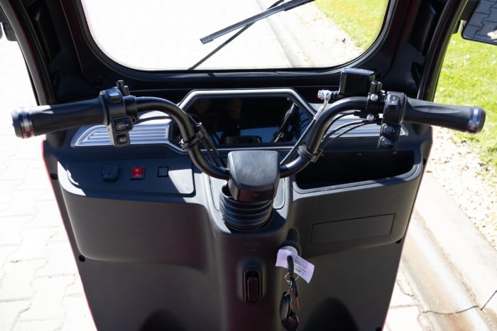 Tricicleta electrica OPTIMUS MAX 1000W, 72V 20 Ah, 25km/h, autonomie 50 km [14]