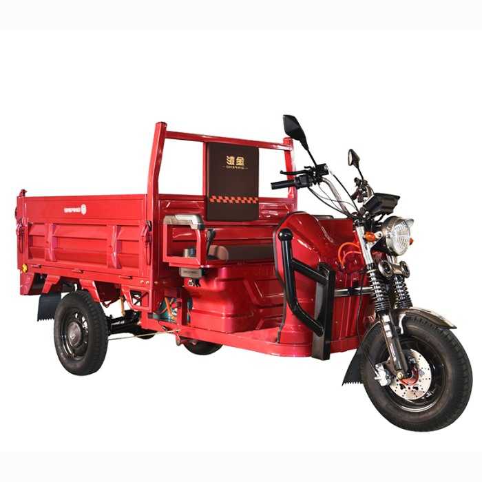 Triciclu electric de marfa basculabil cu cabina, 3900W, viteza 25km/h, baterii 60Ah, basculare hidraulica, nu necesita permis, AMR DUMP [3]