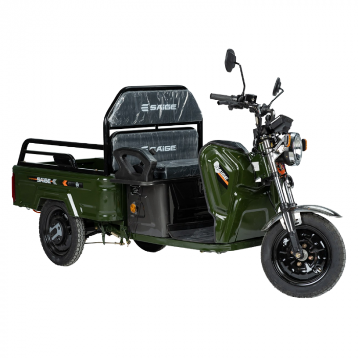 Triciclu electric de marfa ECOPIKAP ARTEMISGIFT, viteza maxima 25 km/h, 1600W, 60V/32Ah, fara permis [2]