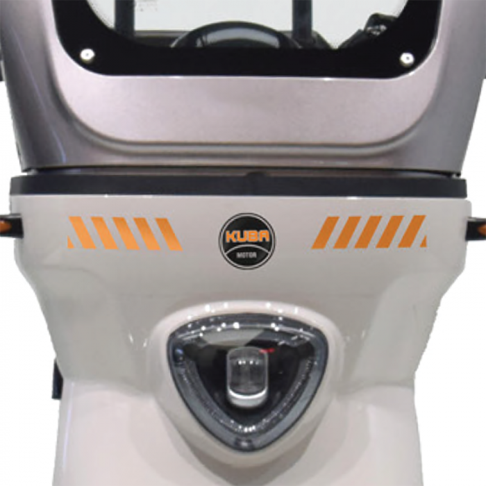 Tricicleta electrica cu un loc si acoperis Kuba [5]