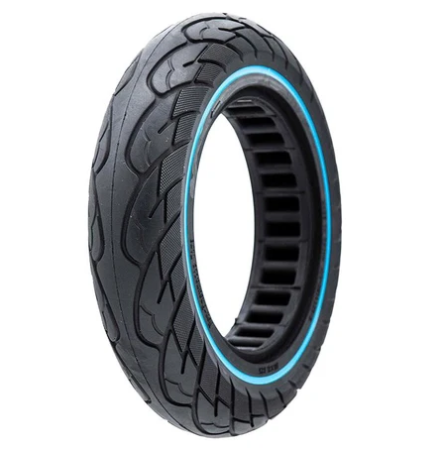 Accesorii si Piese - Anvelopa 10x2,125 inch cauciuc plin cu perforatii pentru trotinete electrice