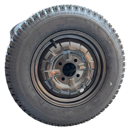 Anvelope si camere - Anvelopa + janta pentru tricicluri electrice, dimensiunea 4.00-12