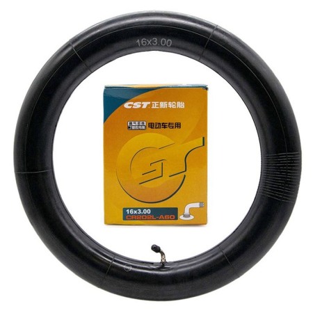 Anvelope si camere - Camera 16x3.00 pentru scutere electrice, valva 90 grade