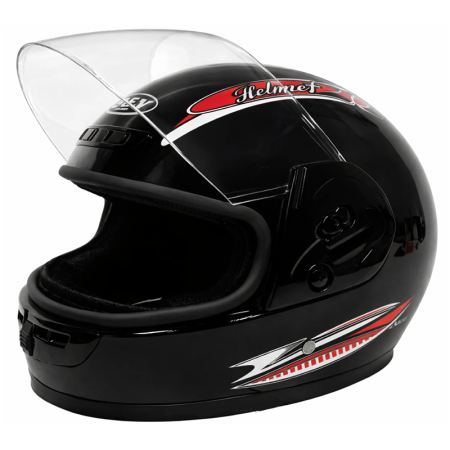 Casca scuter Full Face Safe cu viziera dubla, neagra, marimea 56-58 [2]